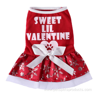 New Christmas series dress small pet dog clothes